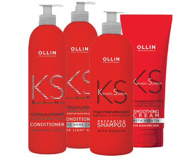 Ollin keratine system выпрямление волос