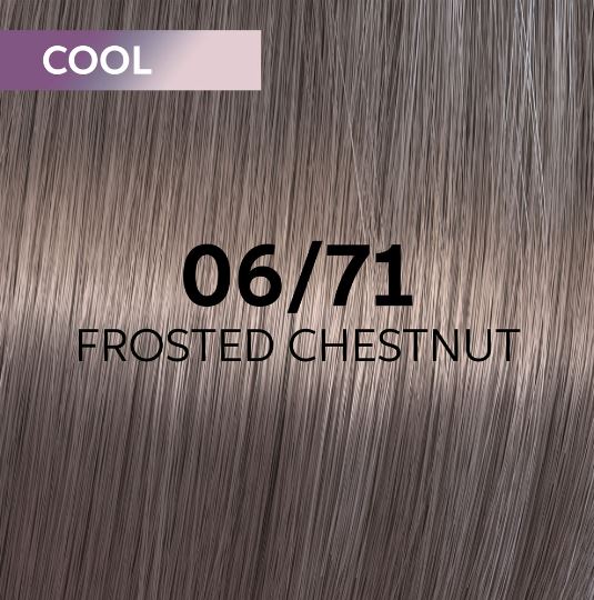 Wella shinefinity гель-крем краска 06/71 ледяной орех 60мл мил