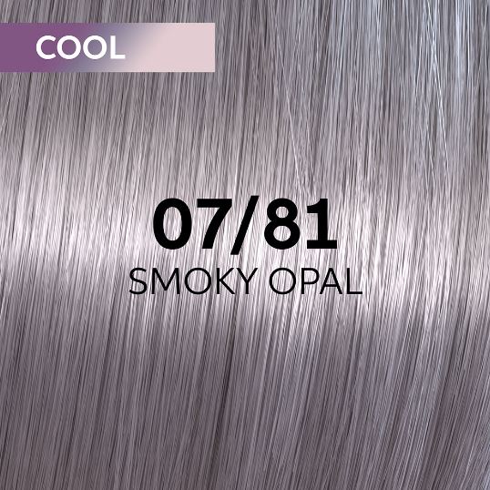 Wella shinefinity гель-крем краска 07/81 дымчатый опал 60мл мил