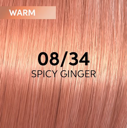 Wella shinefinity гель-крем краска 08/34 пряный имбирь 60мл мил