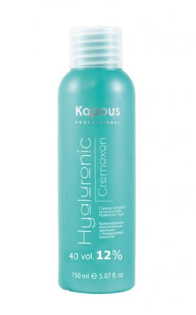 Kapous кремообразная окислительная эмульсия hyaluronic cremoxon с гиалуроновой кислотой 12% 150 мл