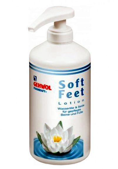 Gehwol fusskraft soft feet lotion увлажняющий лосьон водяная лилия и шелк 500мл_АКЦИЯ 20