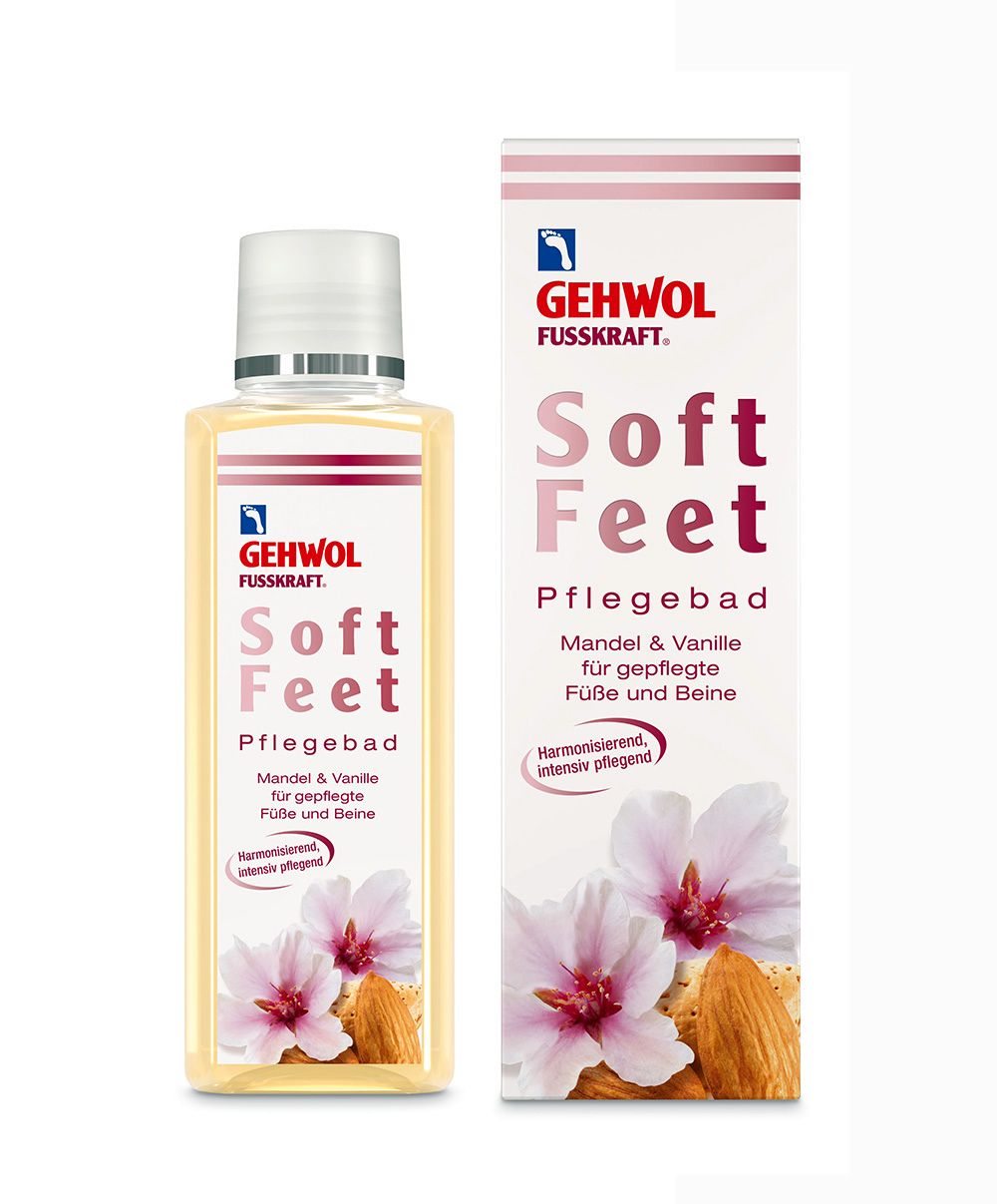 Gehwol fusskraft pflegebad soft feet ванна для ног миндаль и ваниль 200мл фор