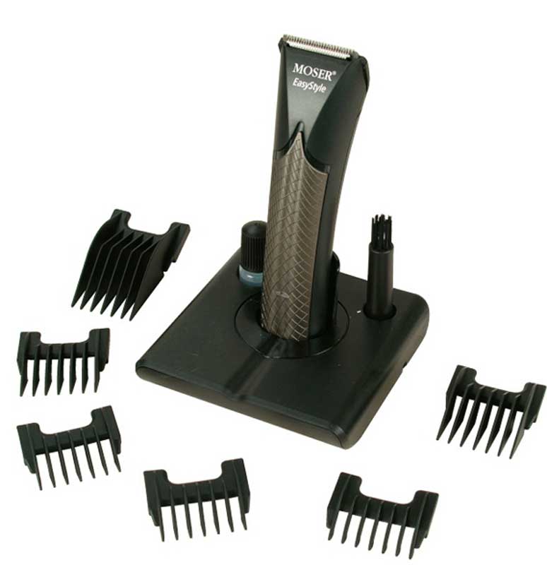 _ Moser машинка для стрижки easy style 1881-0051 аккумулятор и сеть 6 насадок (х)