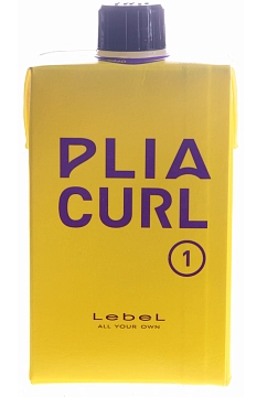 Lеbеl pliа curl 1 лосьон для химической завивки волос средней жесткости шаг 1 400мл