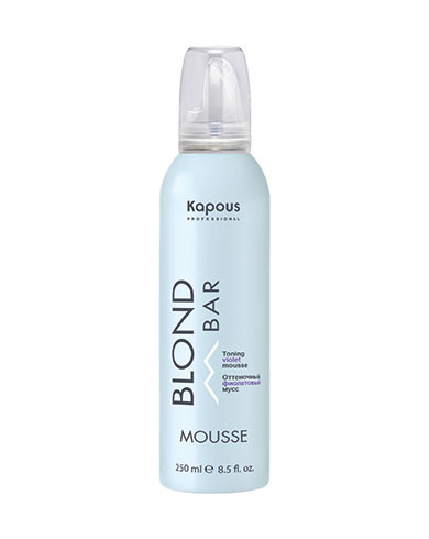 Kapous blond bar оттеночный мусс фиолетовый 250 мл