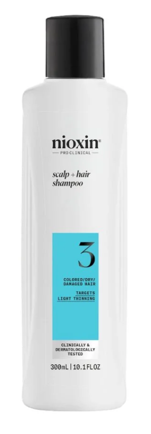 Nioxin система 3 очищающий шампунь 300мл NEW_АКЦИЯ_8