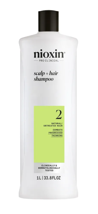 Nioxin система 2 очищающий шампунь 1000мл NEW ДГ