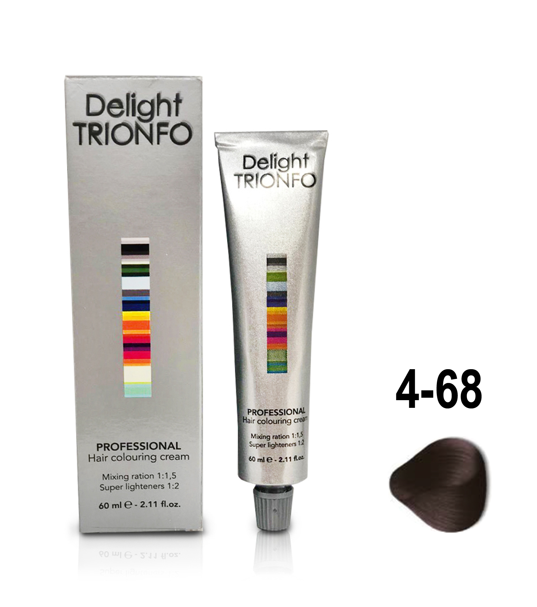 Constant delight trionfo стойкая крем-краска 4-68 60мл