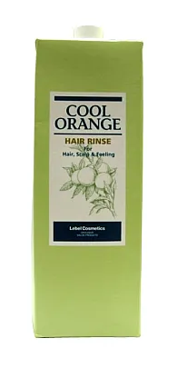Lеbеl cооl оrange hair rince бальзам-ополаскиватель для любых типов волос холодный апельсин 1600мл