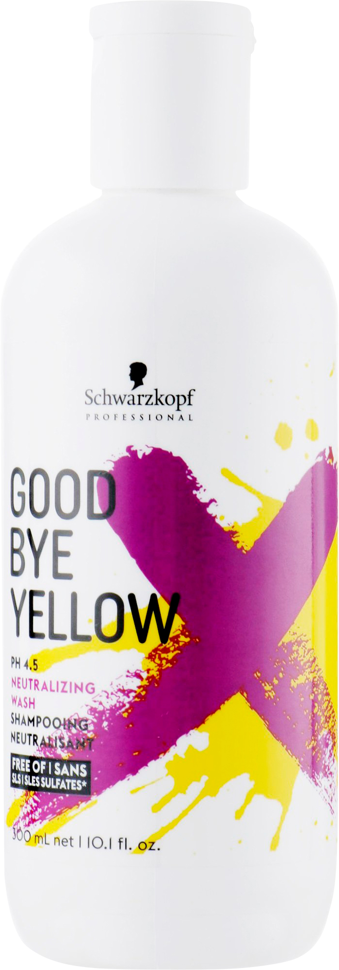 Schwarzkopf нейтрализующий шампунь для волос goodbye yellow 300 мл