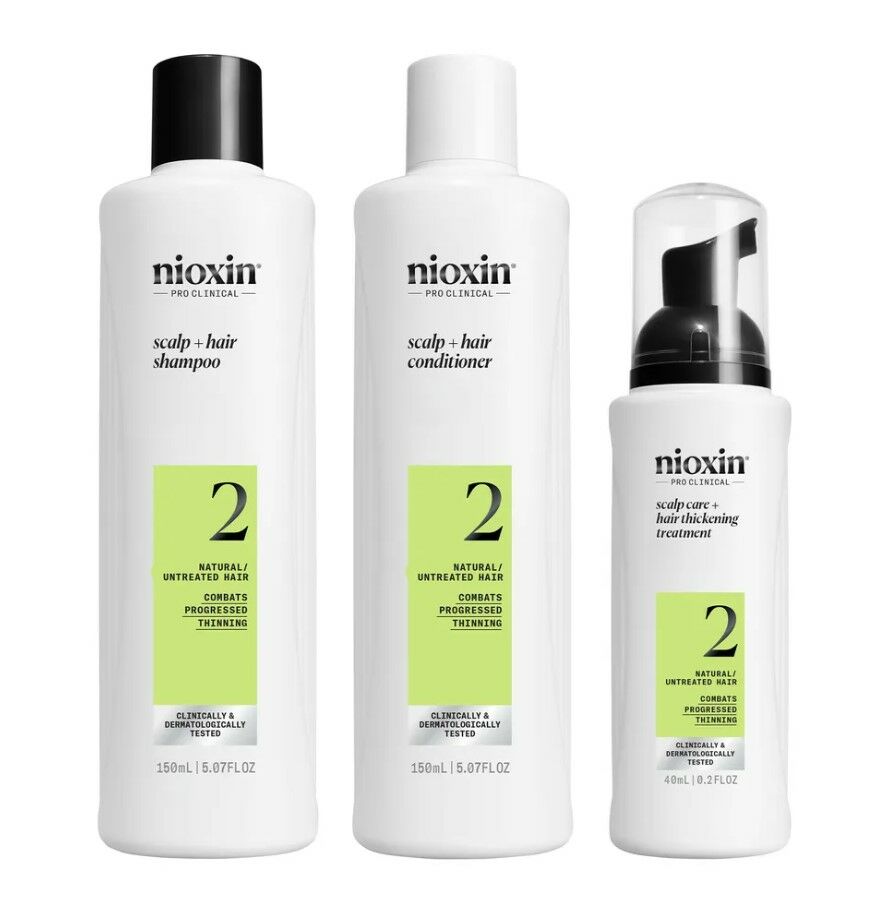 Nioxin система 2 набор 150мл+150мл+50мл NEW