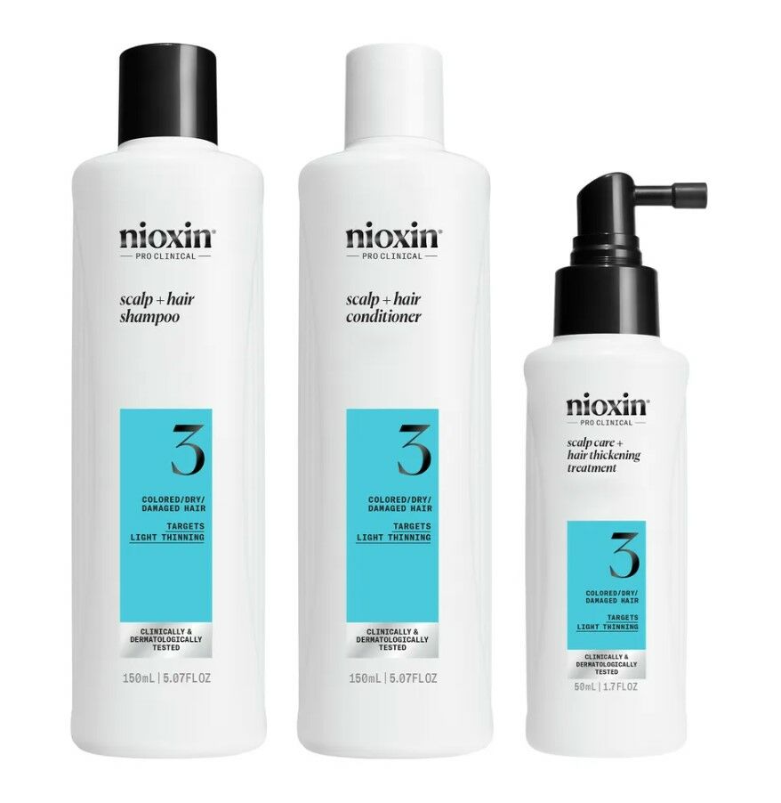 Nioxin система 3 набор 150мл+150мл+50мл NEW