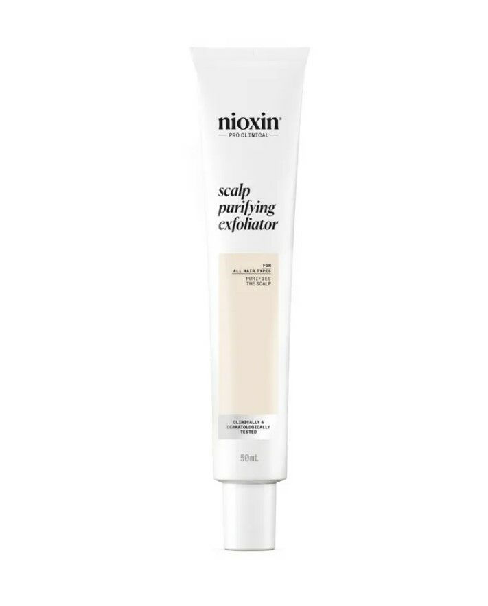 Nioxin scalp purifying exfoliator деликатный скраб для кожи головы против перхоти 50мл NEW_АКЦИЯ_12