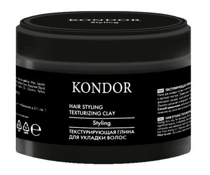 Kondor текстурирующая глина для укладки волос 50г А