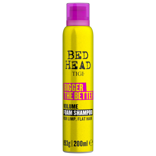Tigi bed head bigger the better volume шампунь пена для придания объема волосам 200мл ам