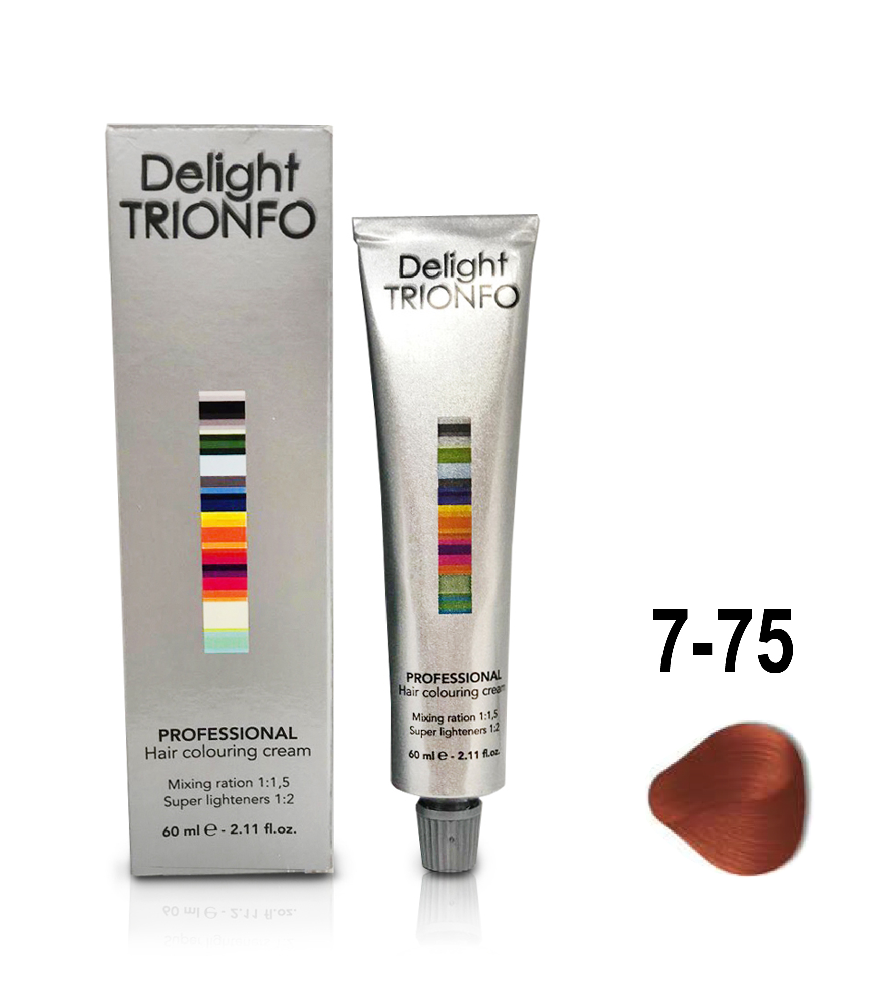 Constant delight trionfo стойкая крем-краска 7-75 60мл