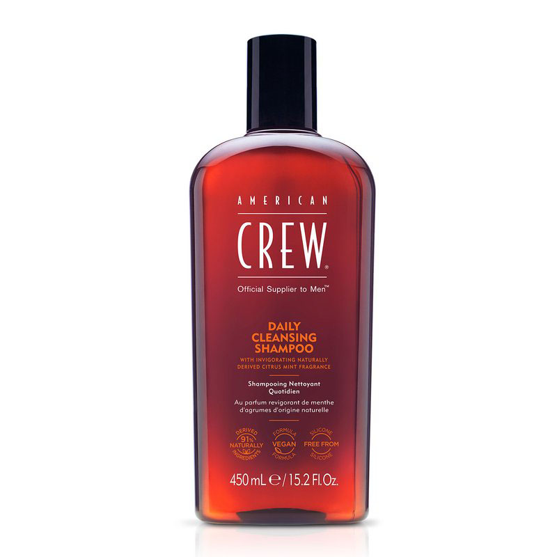 Аmеrican crеw daily cleansing shampoo шампунь для ухода за нормальными и жирными волосами 450мл
