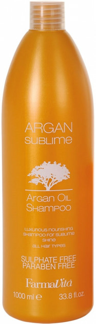Farmavita argan sublime шампунь с аргановым маслом 1000 мл