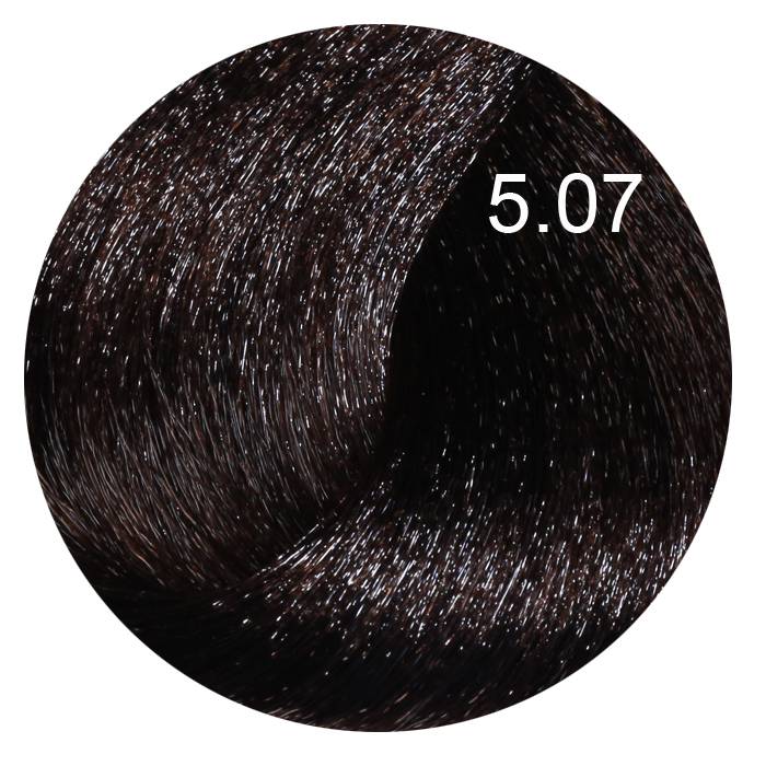 Farmavita life color plus стойкая крем краска 5.07 холодный светло каштановый 100 мл