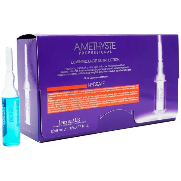 Farmavita amethyste hydrate лосьон для сухих и поврежденных волос 12x8 мл