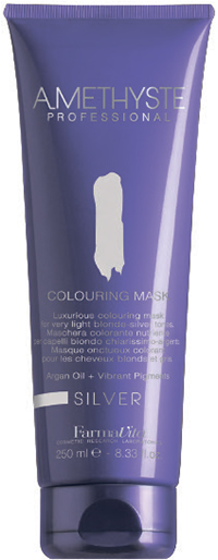 Farmavita amethyste colouring mask silver оттеночная маска для нейтрализации нежелательных желтых оттенков 250 мл