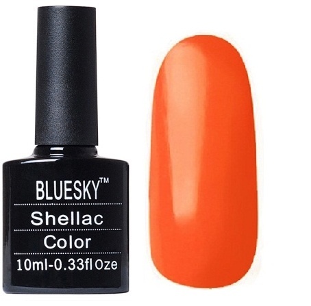 Bluesky shellac electric orange 10мл.
