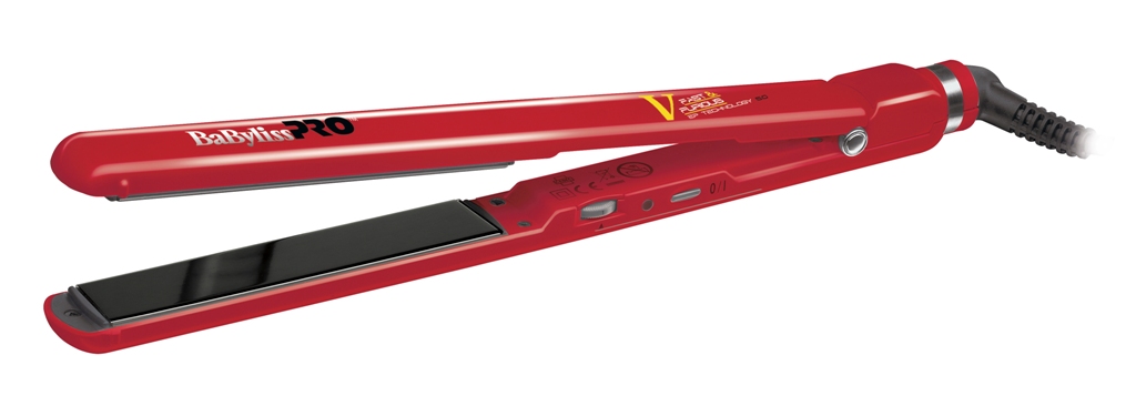 _ Babyliss щипцы выпрямители с покрытием technology sleek expert красные (х)