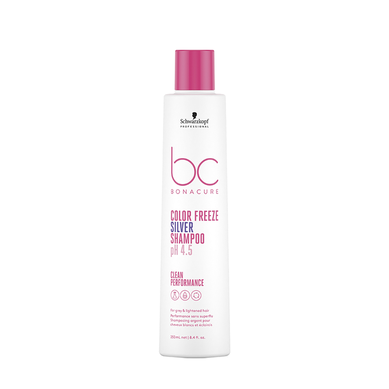 Bonacure pH 4.5 color freeze silver шампунь нейтрализующий нежелательный желтый оттенок 250 мл