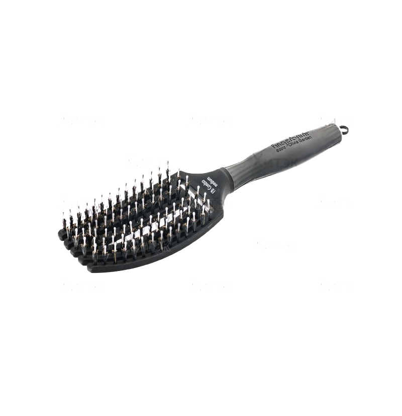 _ Olivia garden щетка finger brush combo medium натуральная щетина (х)