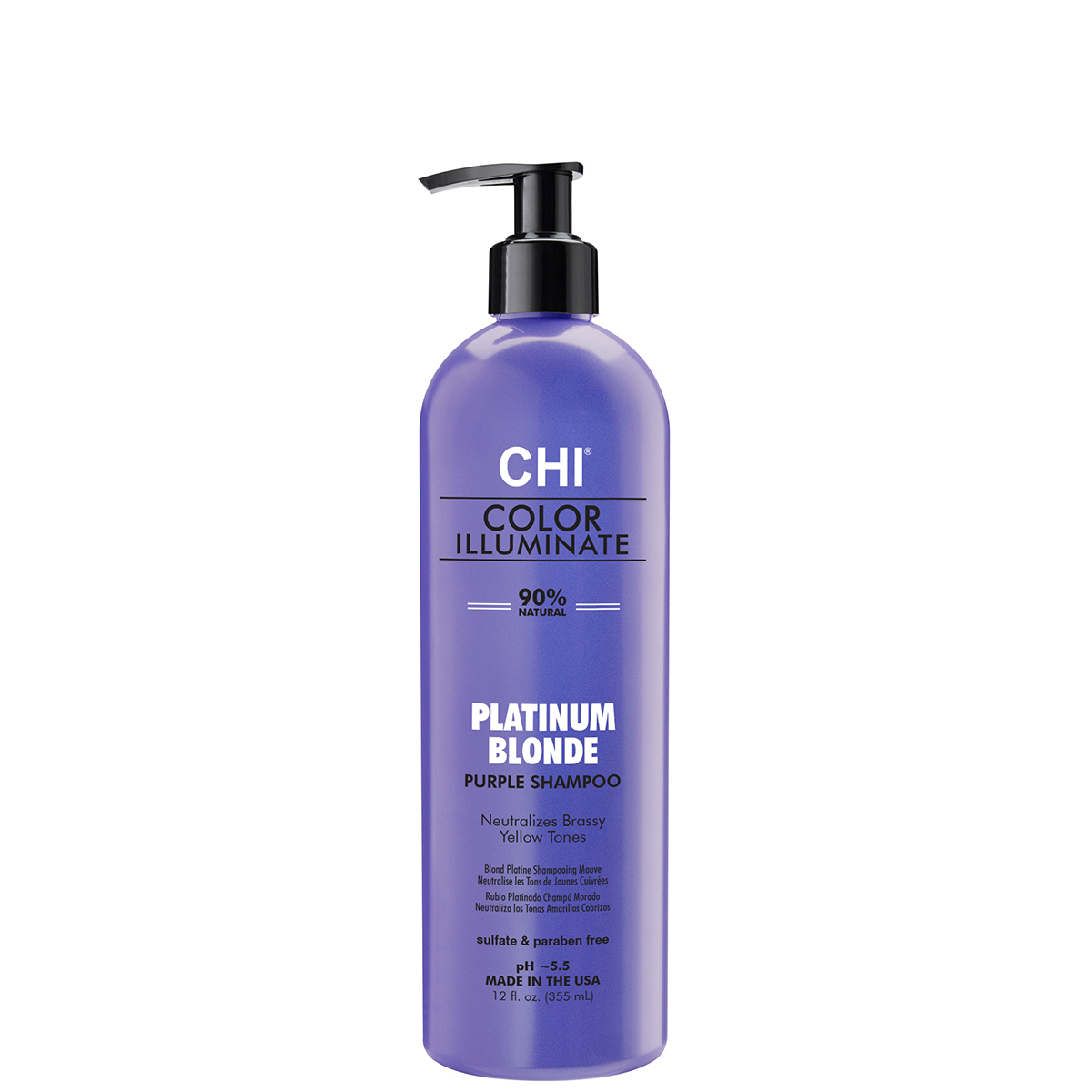 Chi ionic color illuminate шампунь platinum blonde 355 мл