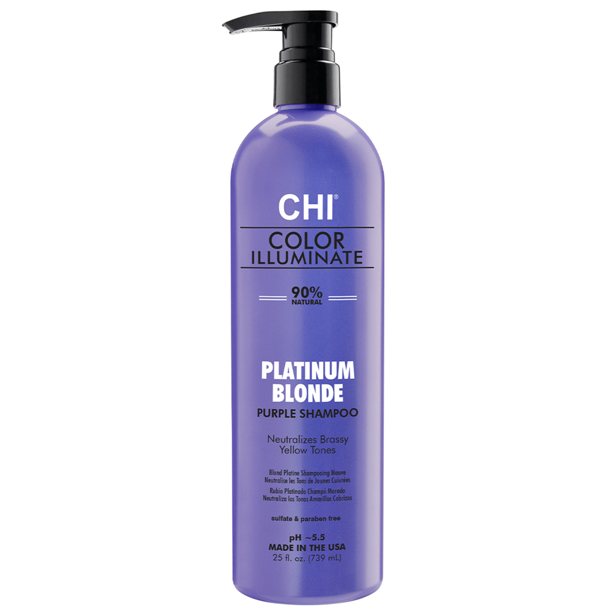 Chi ionic color illuminate шампунь platinum blonde 739 мл БС