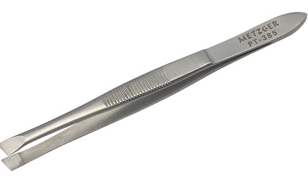 Metzger пинцет рт-385-d скошенный матовый (а)