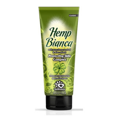 Solbianca крем для загара в солярии hemp bianca с маслом семян конопли и экстрактом алоэ 125 мл
