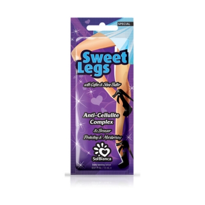 Solbianca крем для загара в солярии sweet legs для ног с маслом кофе маслом ши и бронзаторами 15 мл