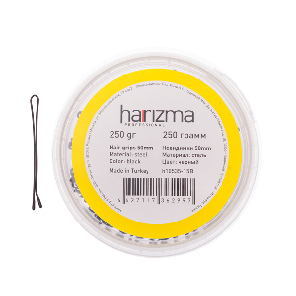 _ Harizma невидимки 50 мм прямые 250 гр черные (Х)