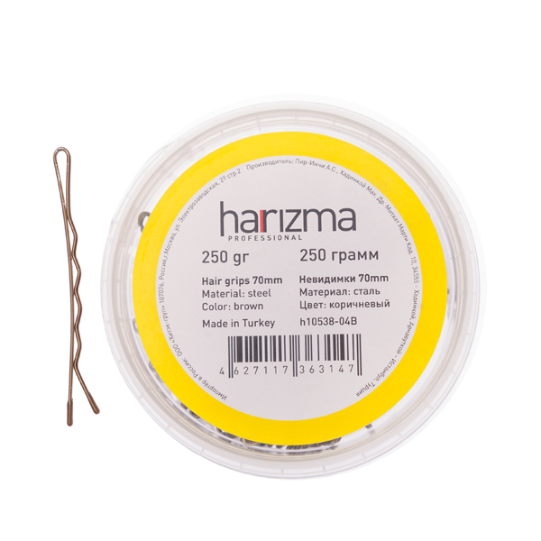 _ Harizma невидимки 70 мм волна 250 гр коричневые (Х)