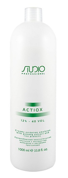 Kapous actiox окислительная эмульсия с экстрактом женьшеня и рисовыми протеинами 12% 1000мл
