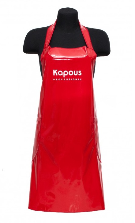 Kapous передник лаковый красный