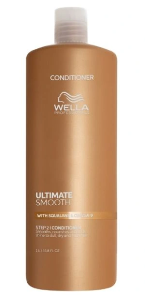 Wella ultimate smooth кондиционер для сухих, вьющихся и тусклых волос 1000 мл ДГ