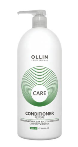 Ollin care кондиционер для восстановления структуры волос 1000мл
