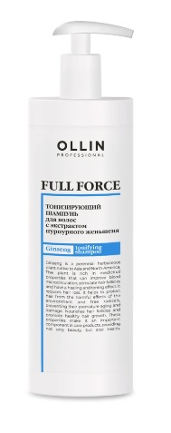 Ollin full force тонизирующий кондиционер с экстрактом пурпурного женьшеня 400мл