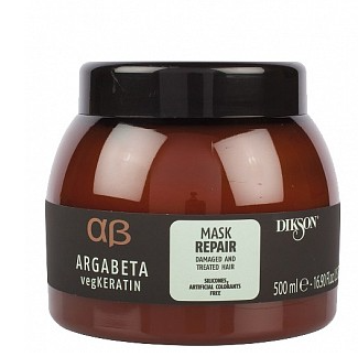 Dikson argabeta vegkeratin маска для ослабленных и химически обработанных волос 500мл мил