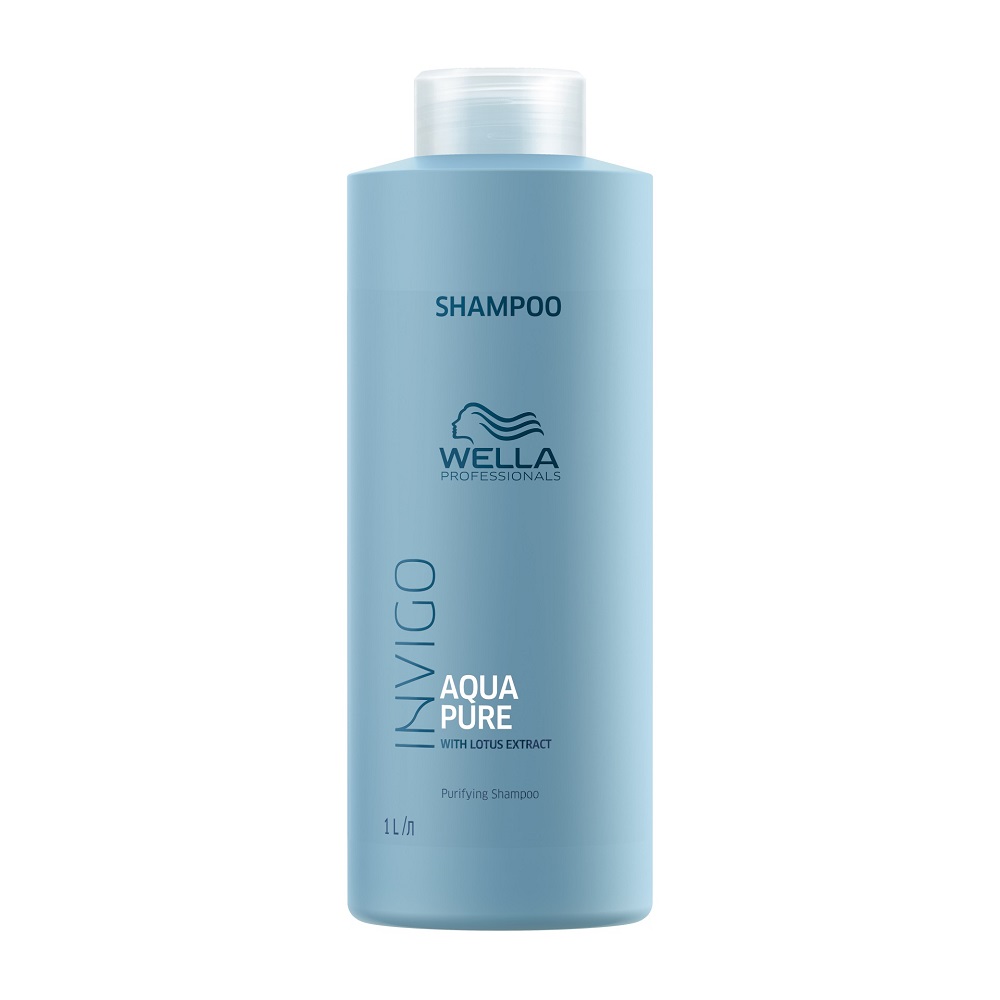Wella Invigo balance aqua pure очищающий шампунь 1000мл мил
