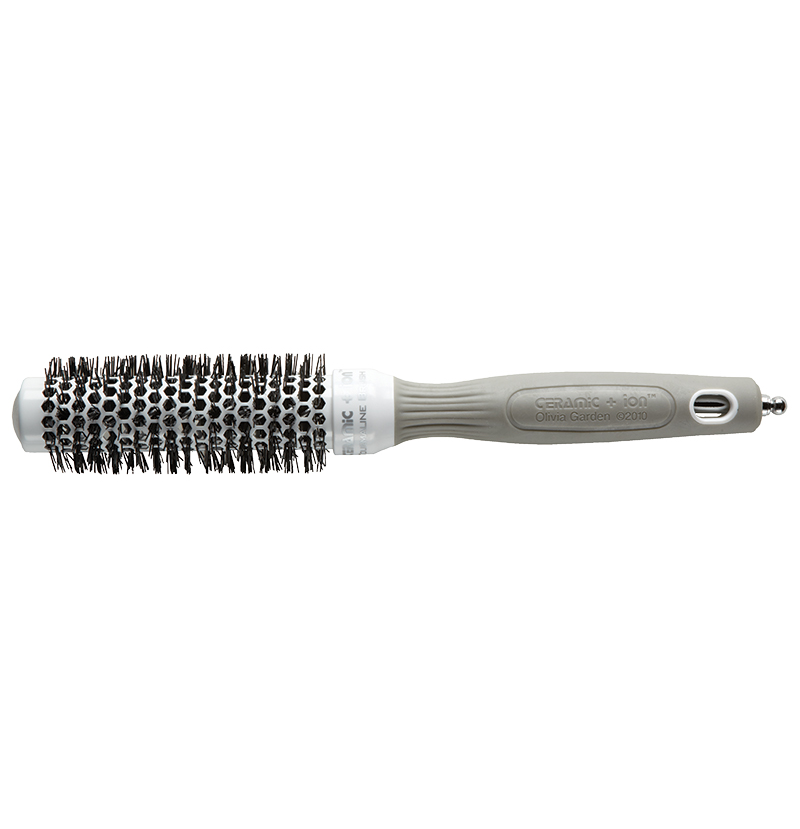_ Olivia garden термобрашинг expert blowout shine white grey 25мм (х)