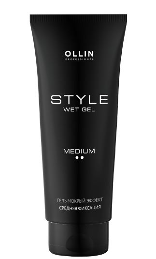 Ollin style гель мокрый эффект средней фиксации 200мл