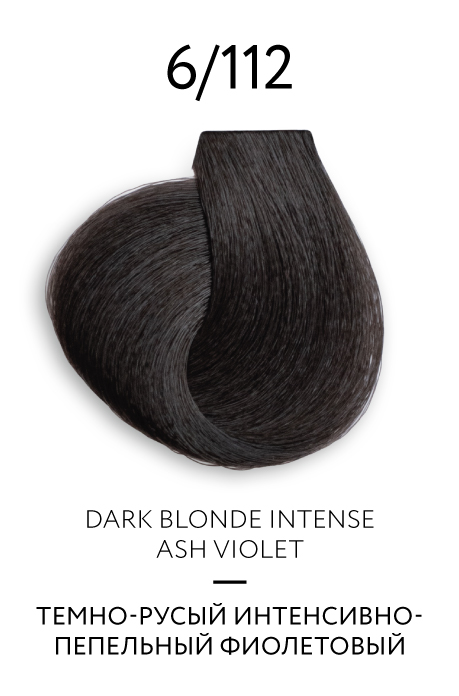 Ollin color platinum collection 6.112 перманентная крем-краска для волос 100мл