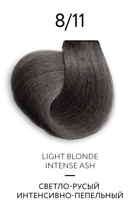 Ollin color platinum collection 8.11 перманентная крем-краска для волос 100мл