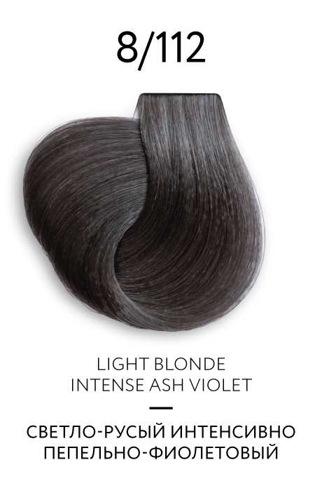 Ollin color platinum collection 8.112 перманентная крем-краска для волос 100мл
