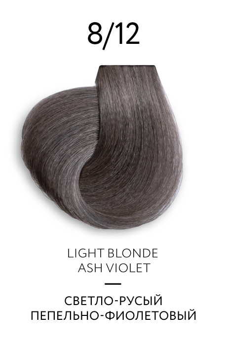 Ollin color platinum collection 8.12 перманентная крем-краска для волос 100мл